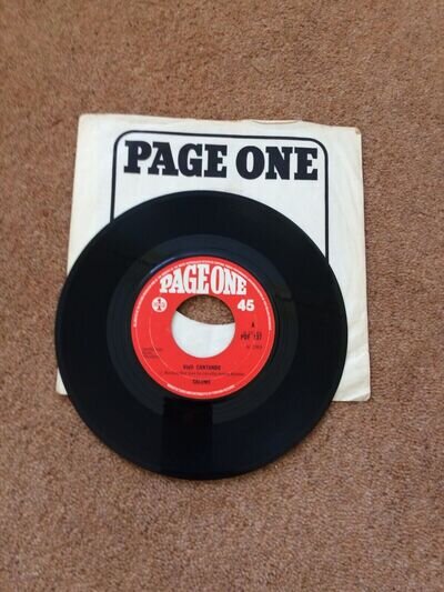 Vivo Cantando - Salome 7" Vinyl Single 1969 Eurovision winner rare UK copy