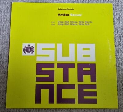 Amber - Sexual -12" Vinyl-2000-UK House-Substance Recs-VGC