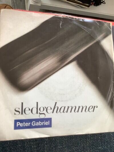 Peter Gabriel – Sledgehammer . 7”: Single 1986 VG+ Chrysalis