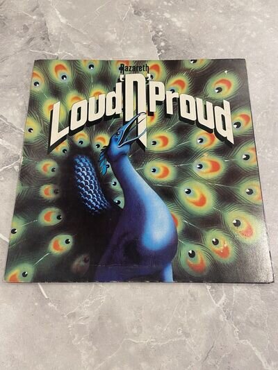 Nazareth - Loud 'n' Proud First Press LP Vinyl Record - CREST 4