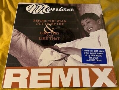 Monica - Before You Walk Out Of My Life - Org US 12" Remix in P/S 1995