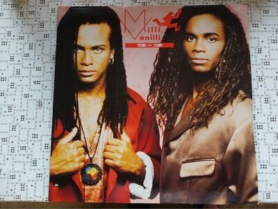 MILLI VANILLI 2X2 GATEFOLD DOUBLE VINYL LP NEAR MINT CONDITION PLAY TESTED