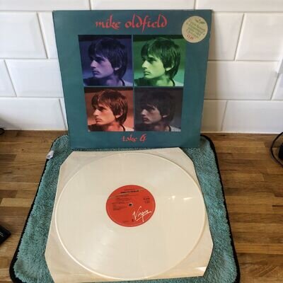 Mike Oldfield Take 4 White Vinyl Record VG+/G+ VS23812 1978