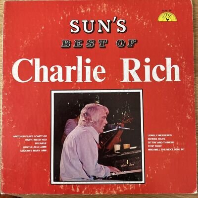 Charlie Rich, Sun's Best Of Charlie Rich - Country, Rock & Roll Vinyl LP Record