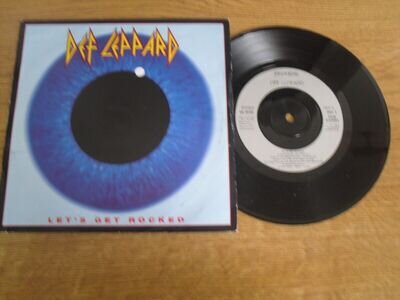 DEF LEPPARD 7" SINGLE'S P/S * LET'S GET ROCKED / ONLY AFTER DARK *