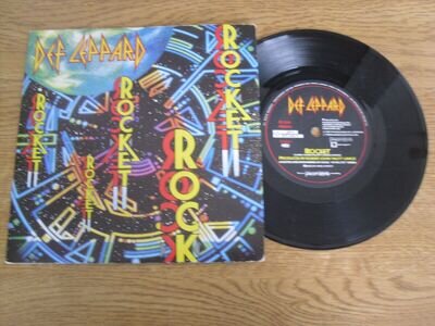 DEF LEPPARD 7" SINGLE'S P/S * ROCKET / RELEASE ME *