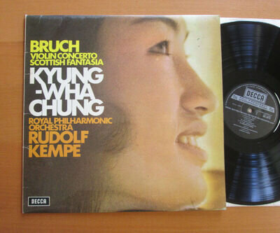 SXL 6573 Kyung-Wha Chung Bruch Violin Concerto Scottish Fantasia Decca EX