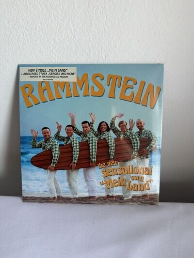 Rammstein Mein Land 7” Vinyl Single Yellow Coloured Rare Brand New Sealed