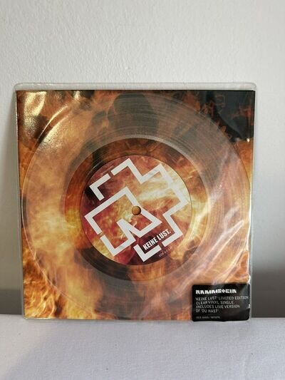 Rammstein Keine Lust Clear Vinyl 7” Limited Edition Du Hast Rare