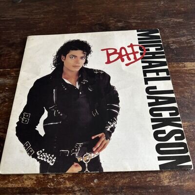 Michael Jackson Bad Vinyl Record