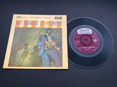 Ray Charles - Ray Charles At Newport 7" 45 vinyl Mono EP EX+/VG+