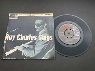 Ray Charles - Ray Charles Sings In The Evening 7" 45 vinyl HMV 1963 EX+/EX