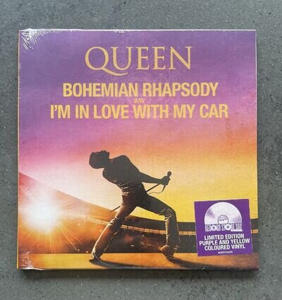 Queen – Bohemian Rhapsody 7" Purple/Yellow RSD 2019 RARE SEALED