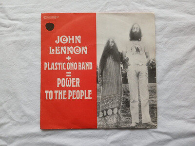 John Lennon - Power to the people 7" ( France ) Vinyl looks in ex. con.