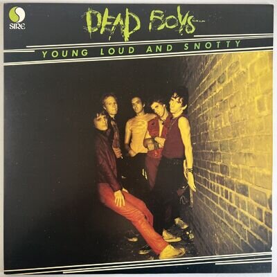 DEAD BOYS YOUNG LOUD AND SNOTTY VINYL LP SIRE UK 1977 FIRST PRESSING EX/NM