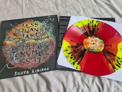 LESS THAN JAKE SILVER LININGS LP LTD/400 COLOUR VINYL BOSSTONES SKA PUNK NOFX