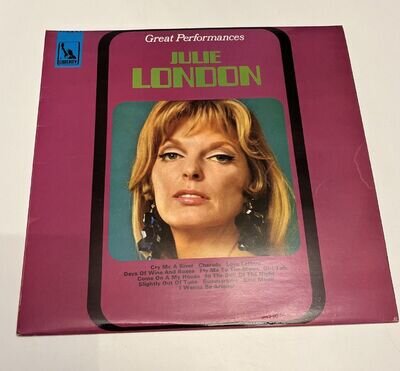 JULIE LONDON GREAT PERFORMANCES ORIGINAL 1968 LIBERTY RECORDS VINYL LP