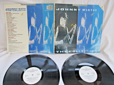 JOHNNY WINTER, THE COLLECTION, 1987 DOUBLE ALBUM ISSUE, EXCELLENT CONDITION