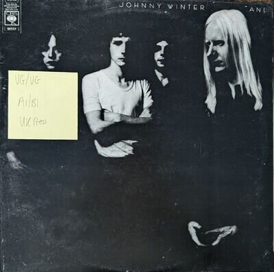 Johnny Winter And Vinyl Record VG/VG CBS64117 1970 1st Press