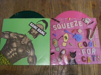 SQUEEZE - BANG BANG (GREEN VINYL) & COOL FOR CATS (PINK VINYL)