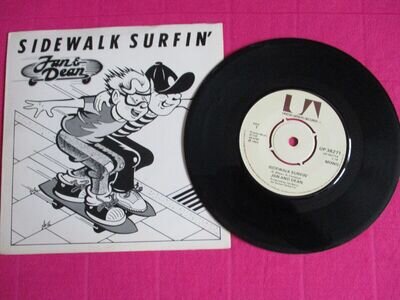 Jan and Dean "Sidewalk Surfin" UK 7" 1965 (1977 re-issue)