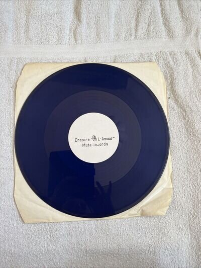 Erasure Oh L’Amour 12” Blue coloured Vinyl