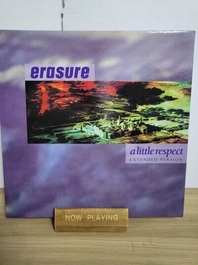 ERASURE-A LITTLE RESPECT, 12"SINGLE,VINYL RECORD,1988 UK, EX/VG+