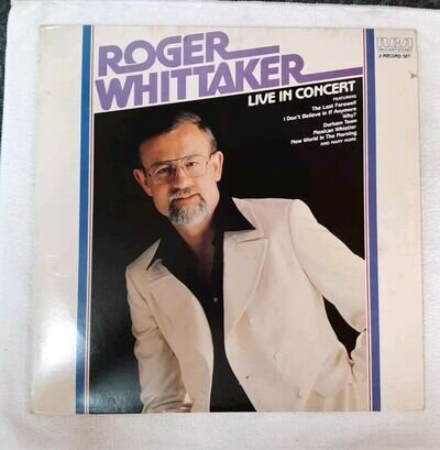 Roger Whittaker Live In Concert (1981 Double LP) RCA Records