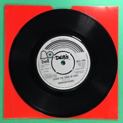 SHOWADDYWADDY UNDER THE MOON OF LOVE / LOOKIN BACK (112) 2 Track 7" Single Plain