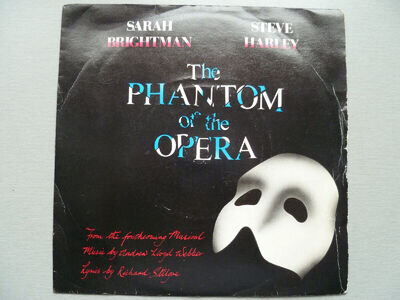 Sarah Brightman/Steve Harley 'The Phantom Of The Opera' (POSP800) UK 7" VG/VG