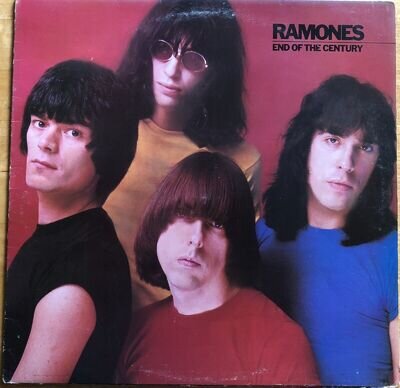 RAMONES END OF THE CENTURY 1980 UK SIRE VINYL LP SRK 6077 WITH INNER