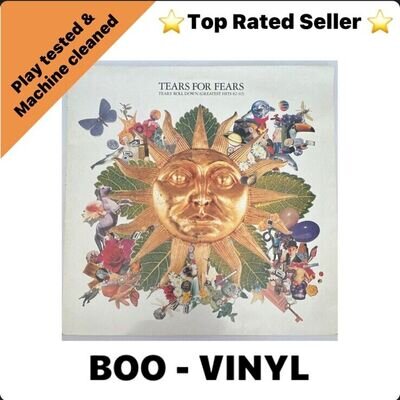 Tears for Fears - Tears Roll Down Greatest Hits 82-92 Vinyl LP Record + Inner