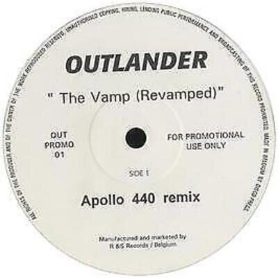 Outlander - The Vamp - UK Promo 12" Vinyl - 1998 - R&S