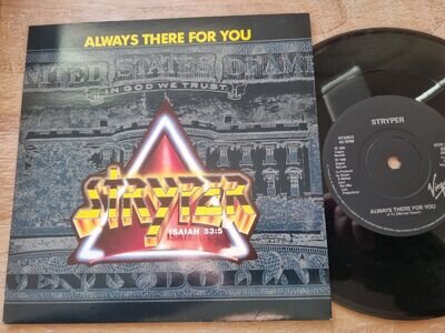 Stryper - Always There For You/In God We Trust 7” Vinyl 1988 Virgin