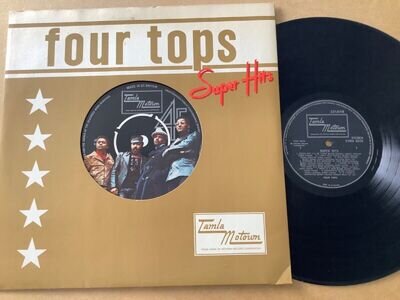 FOUR TOPS - SUPER HITS - UK LP on TAMLA MOTOWN RECORDS - STMA 8028 - EXCELLENT