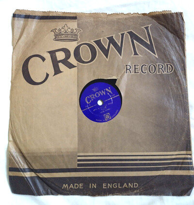 VERA LYNN It's A Sin To Tell A Lie / Heart To Heart UK Crown 9" 78 2nd ever