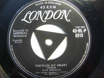 Slim Whitman – Unchain My Heart 1957 7” London HLP 8518