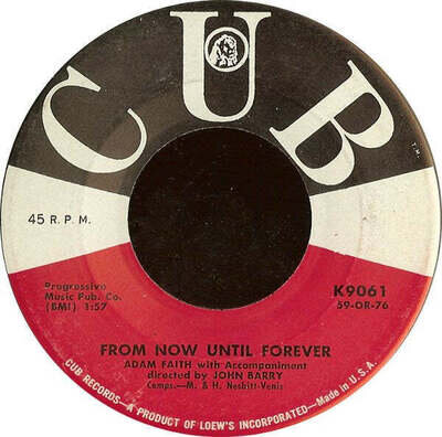 Adam Faith - From Now Until Forever (7", Single) (Near Mint (NM or M-))