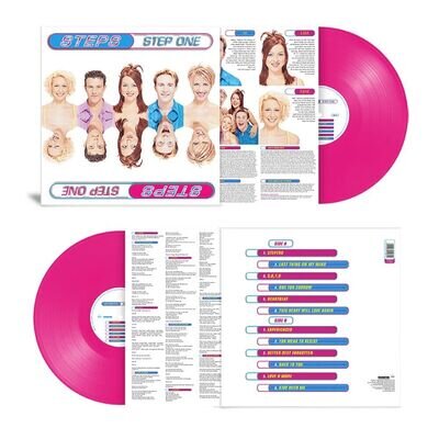 Steps - Step One (Neon Magenta Vinyl) NEW & SEALED LP, FREE UK P&P