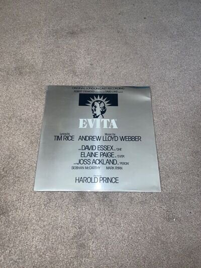 Evita 1978 Vinyl LP Record - Andrew Lloyd Webber / Tim Rice - MCA