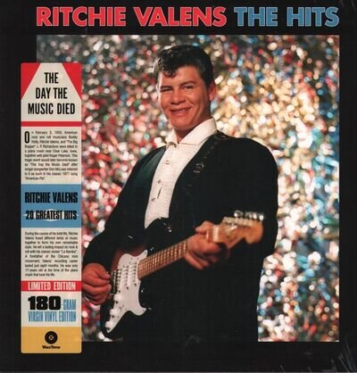 Ritchie Valens Hits LP vinyl Europe Waxtime 2023 on limited edition 180g vinyl