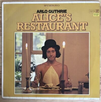 Arlo Guthrie - Alice's Restaurant 12" vinyl album, Reprise, K 44 045, 1967