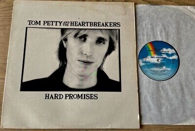 TOM PETTY HARD PROMISES LP MCA (1980's) A1 B1 VG +INSERT (RE) ROCK ENGLAND