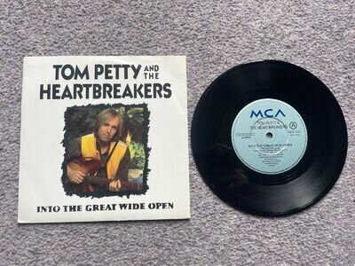 TOM PETTY ’Into The Great Wide Open 7” Vinyl RECORD Single 1991 Rare MCS1570 MCA