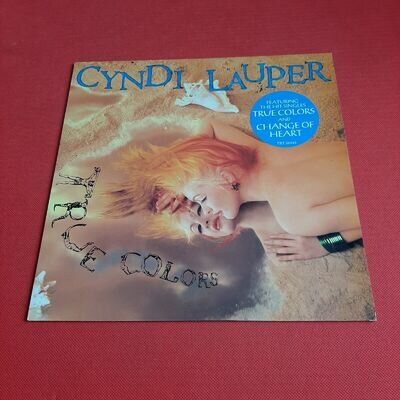 Cyndi Lauper - (True Colours) UK EX Vinyl Album LP 1st Press A1 B1 Portrait