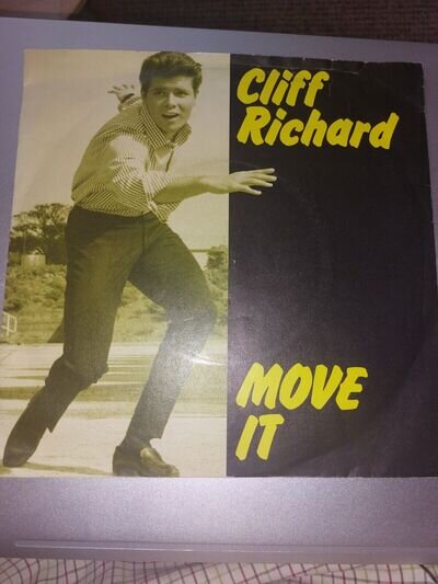 CLIFF RICHARD MOVE IT / SCHOOLBOY CRUSH PIC COVER COLUMBIA RE EX