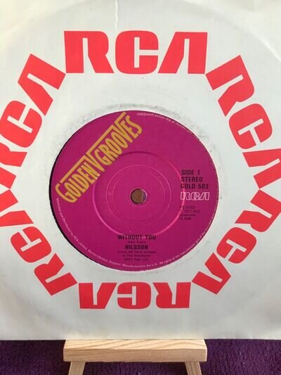 HARRY NILSSON, WITHOUT YOU / EVERYBODY’S TALKIN’ ,7” VINYL, FREE P&P