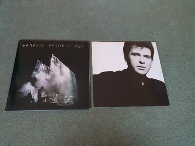 Job lot 5 pop rock LPs Peter Gabriel (1) Genesis (2) Eagles (1) Garden Delights