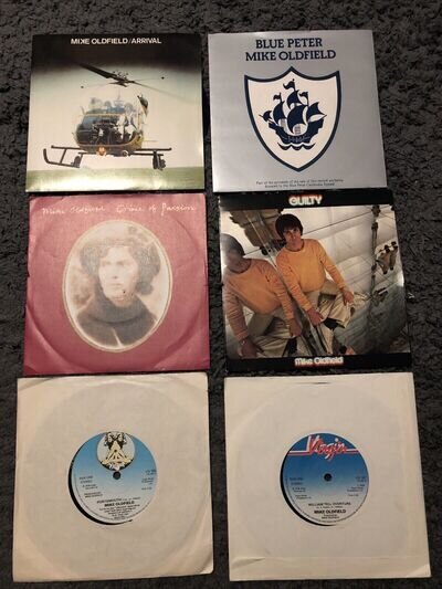 Mike Oldfield 7” Vinyl Bundle X 6 All In Ex Condition