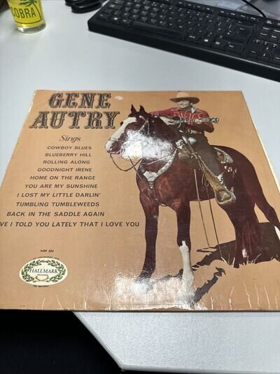 Gene Autry ‎ Gene Autry Sings Hallmark HM 584 LP Compilation 33rpm